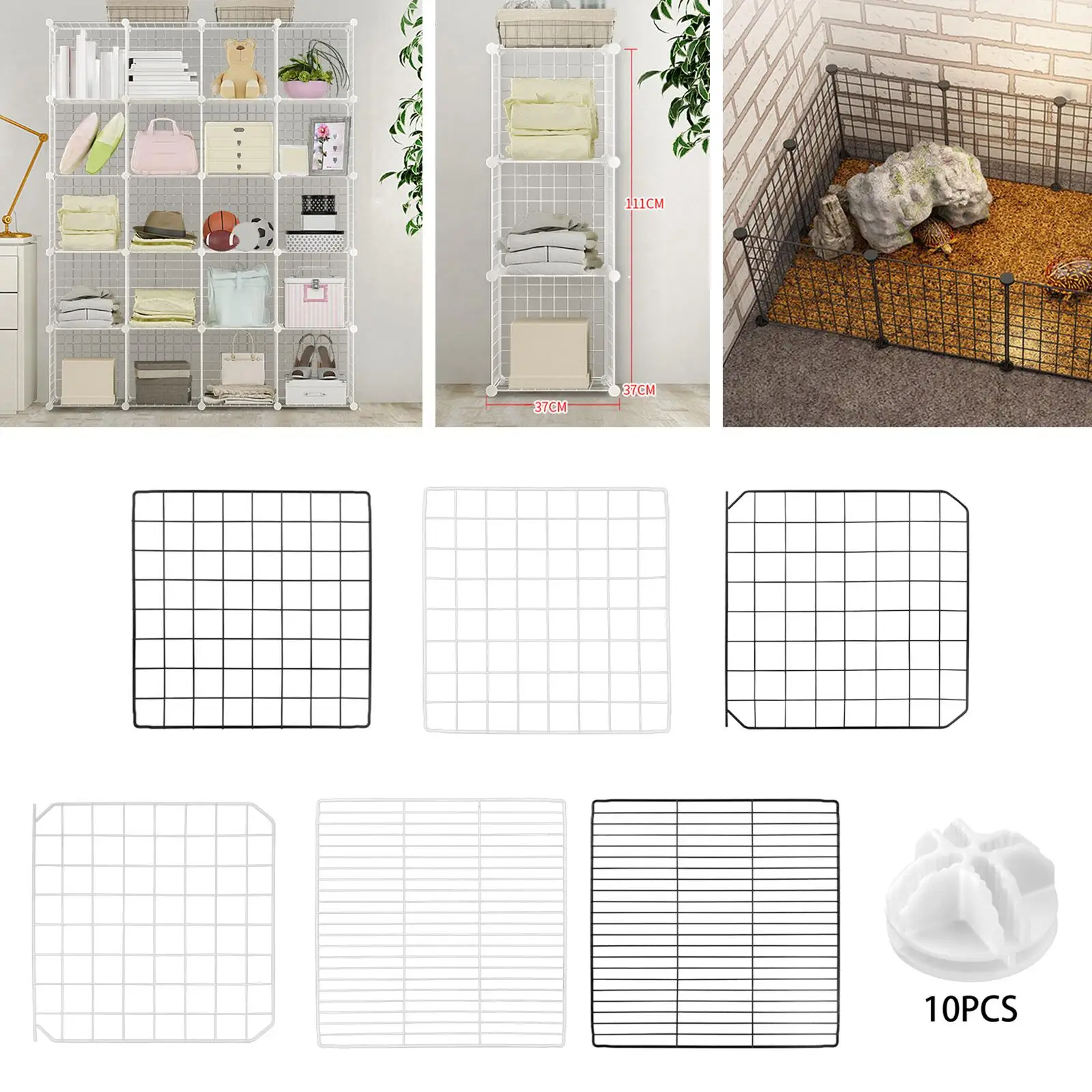 Portable Pet Playpen Panel Cage Iron Small Animals Fence Guinea Yard 1005010276572408