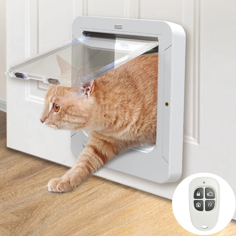 RFID Sensing Smart Cat Door Flap Control Direction Entry Exit Intelligent Recognition Cats 1005010285758556