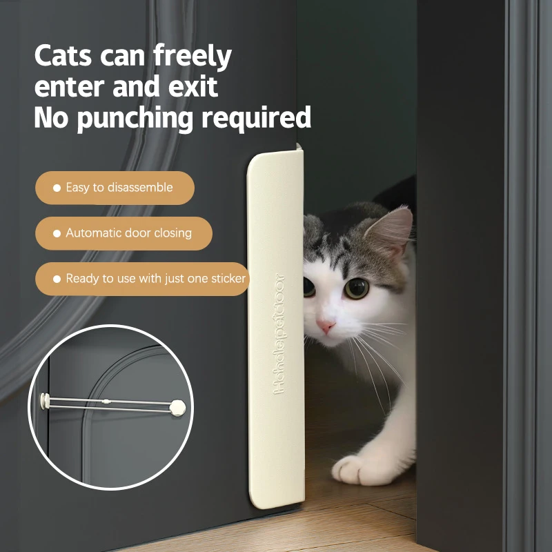 Pet Special Door Opener 1Set Cat Handle Controllable Access Direction Pet Door Bathroom Pet 1005010305194228