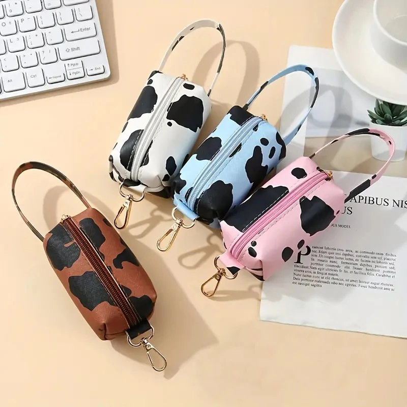 Dog Poop Bag Dispenser Leopard Pattern Holder PU Leather Bags for Dogs Walking Litter 1005010313486760