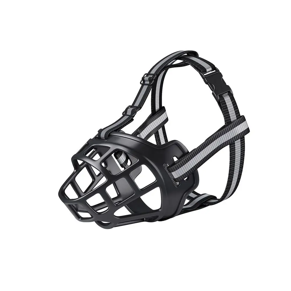 Durable Anti-Biting Adjustable Dog Muzzle Can Drink Water with Reflective Strip Mouth Cover 1005010314590829