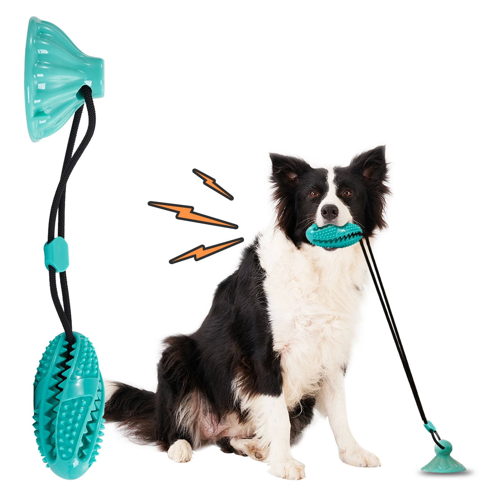 Dog Chewing Toys and Suction Cups, Puppy Training for Food Distribution Toothbrushes 1005010338939064