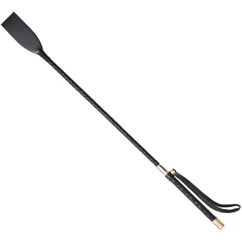 Leather Equestrian Horseback Racing Riding Role Plays Trail Leather Horse Whip Riding Stage (30CM) 1005010343025112