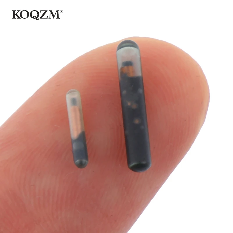 125KHZ/134.2KHZ 2.12*12mm/1.25*7mm Microchip Animal RFID Tag with EM4305 Chip ISO11784/5 FDX-B 1005010348010612