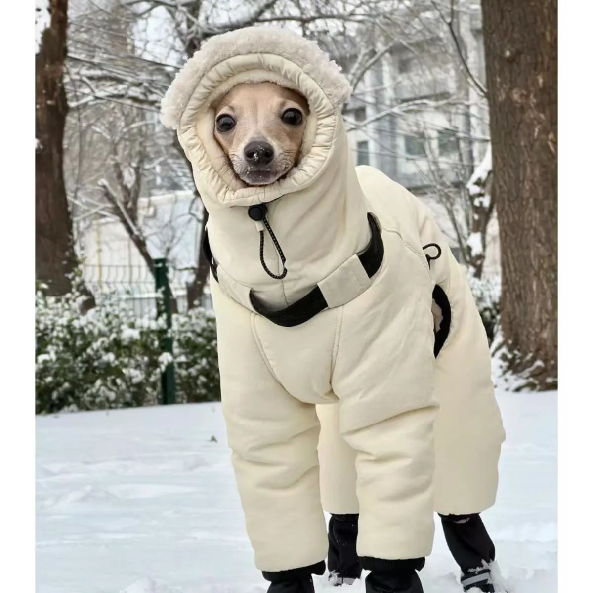 Winter Dog Jacket, Thickened Warm Dog Clothes Outfits, Big Dogs Down Jacket for Cold Weather 1005010351405231