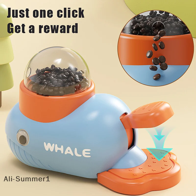 Pet Snack Feeder Dog Food Dispenser Automatic Feeder Puppy Cartoon Duck Whale Design Used to Train 1005010370102875
