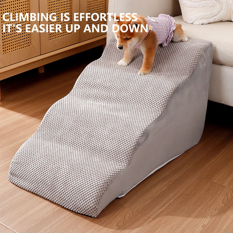Dog Steps for Puppies, Multi-Level Optional Dog Stairs Ramp for Bed, Non-Slip Pet Steps 1005010372933287