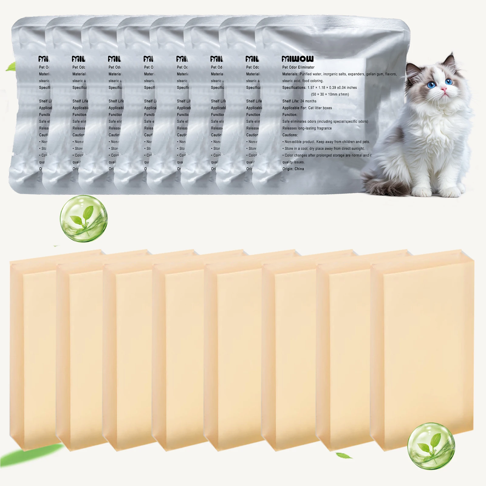 Cat Litter Deodorizer Replacement for Petkit/Meowant/Ubpet Self-Cleaning Box SC01/SC02 1005010382099224