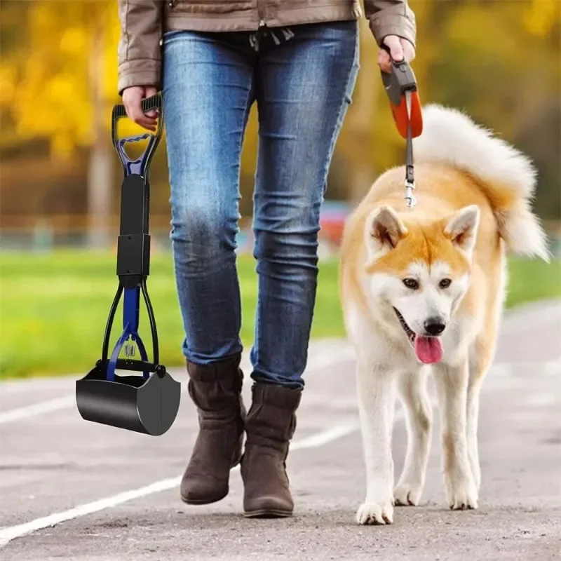 Dog Pooper Scooper, Long Handle Pet Poop Scoop Picker (45CM) 1005010383070426