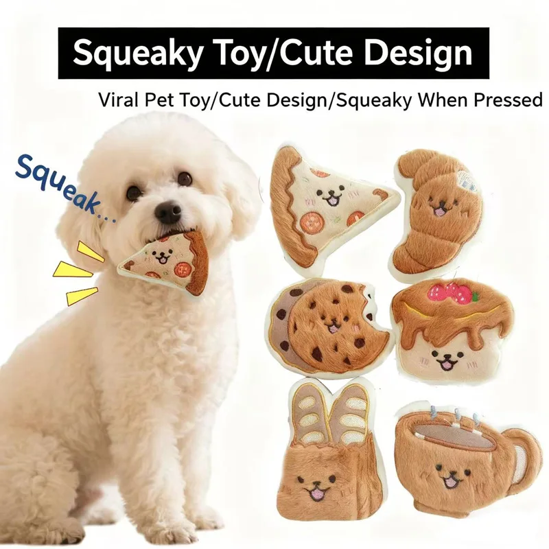Plush Dog Toys with Sound for Small Dogs and Puppies Boredom Relieving Tool Chew Proof Strength 1005010383783733