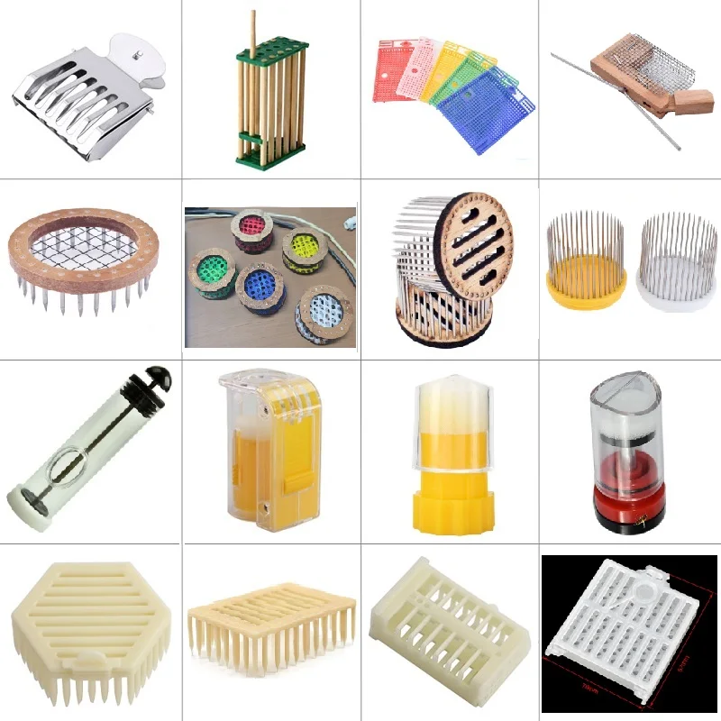 Queen Bee Cage Catcher Beekeeping Queen Rearing Tool Marker Bottle Marking Catcher Bee 1005010391007361