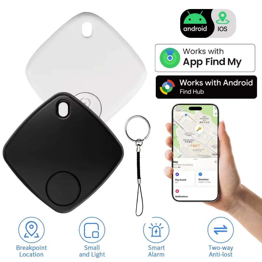 Android IOS Dual-System GPS Tracker Smart Bluetooth Tracking Device Portable Real Time Positioner 1005010399053235