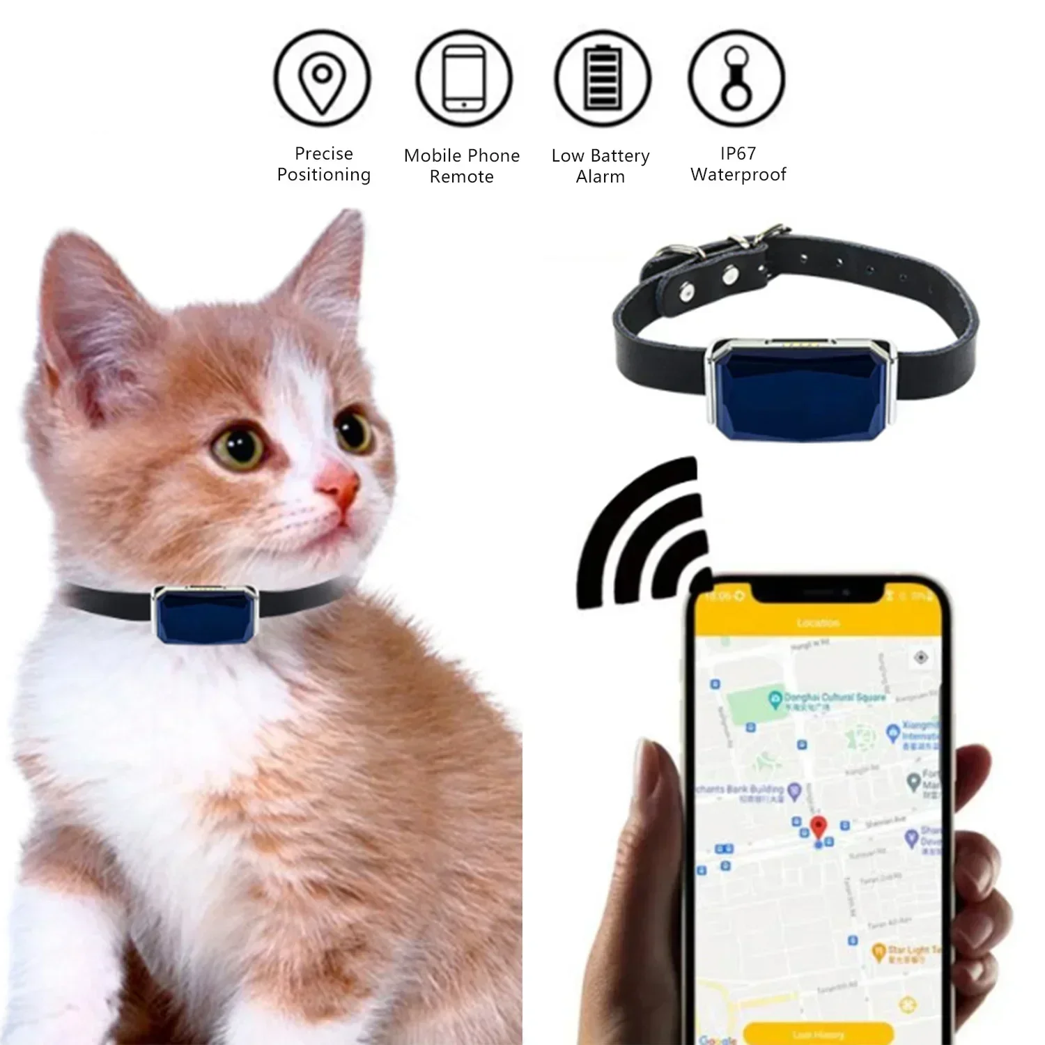 Pet Collar Mini GPS Tracker 1005010406993402
