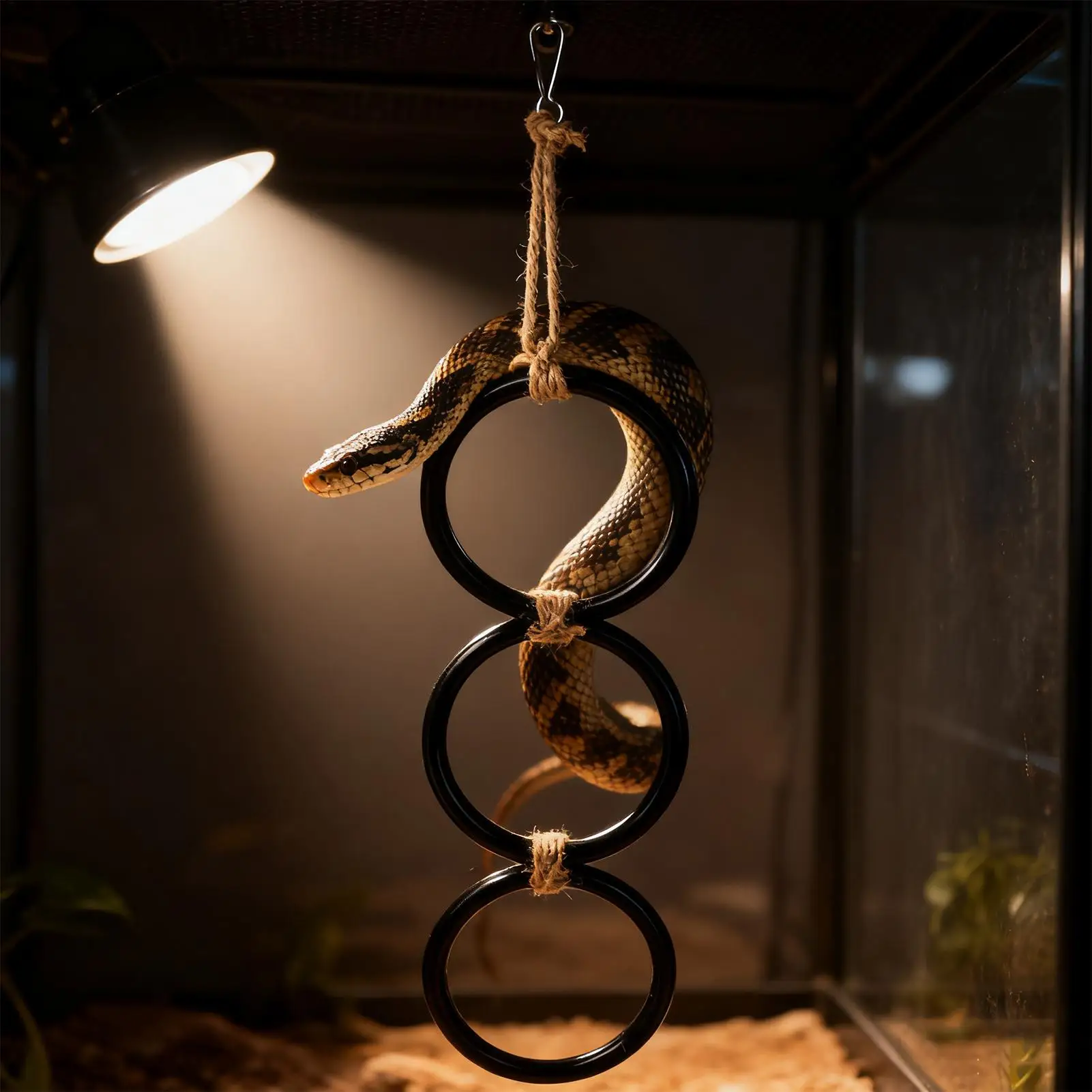 Snake Tank Accessories Accessories Link Rings Supplies Snake Climbing Toy for Habitat Reptiles 1005010420199544