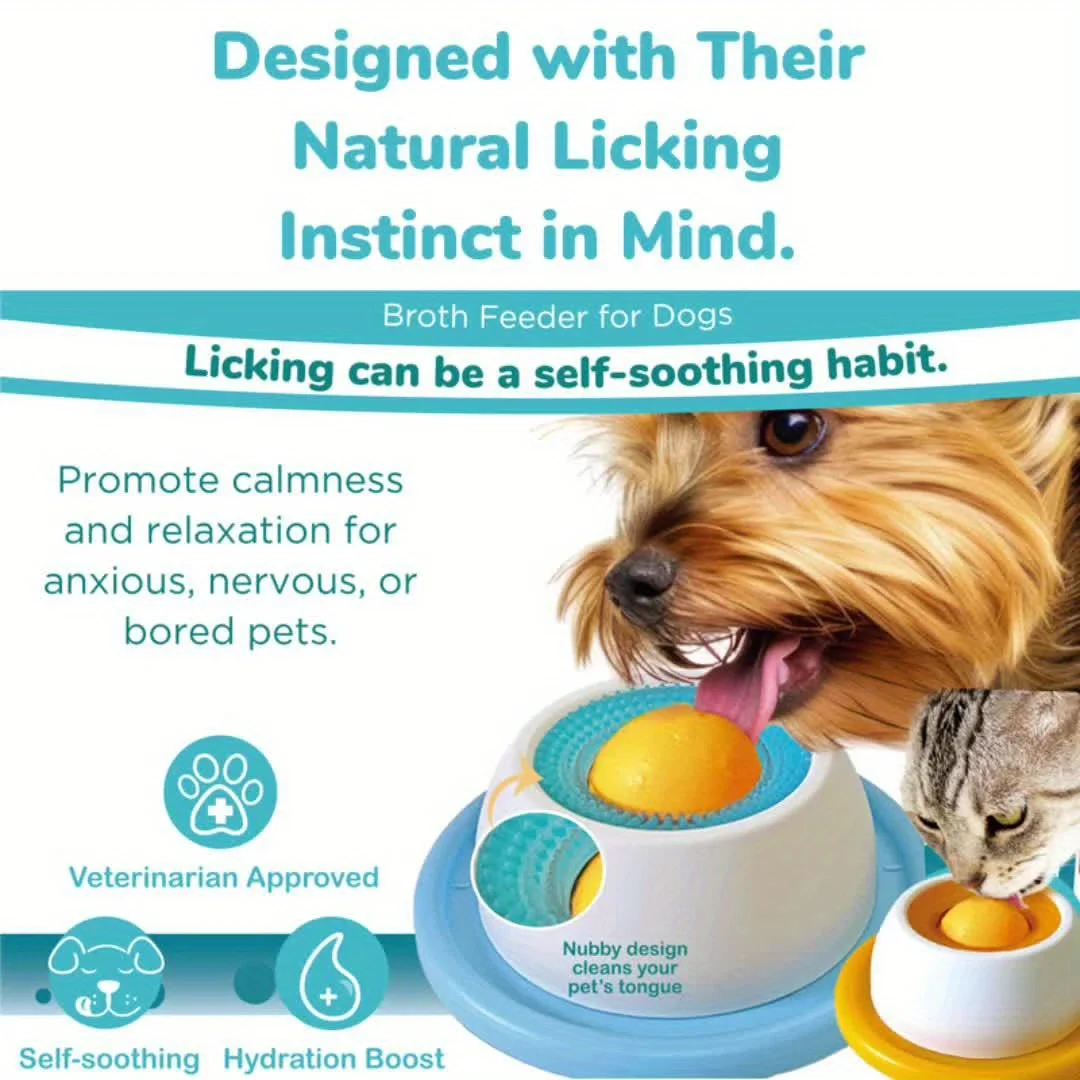 Lick Toys for Dogs Interactive Dog Toys Slow Feeder Food Dispenser for Puppy Training Enrichment 1005010425260489