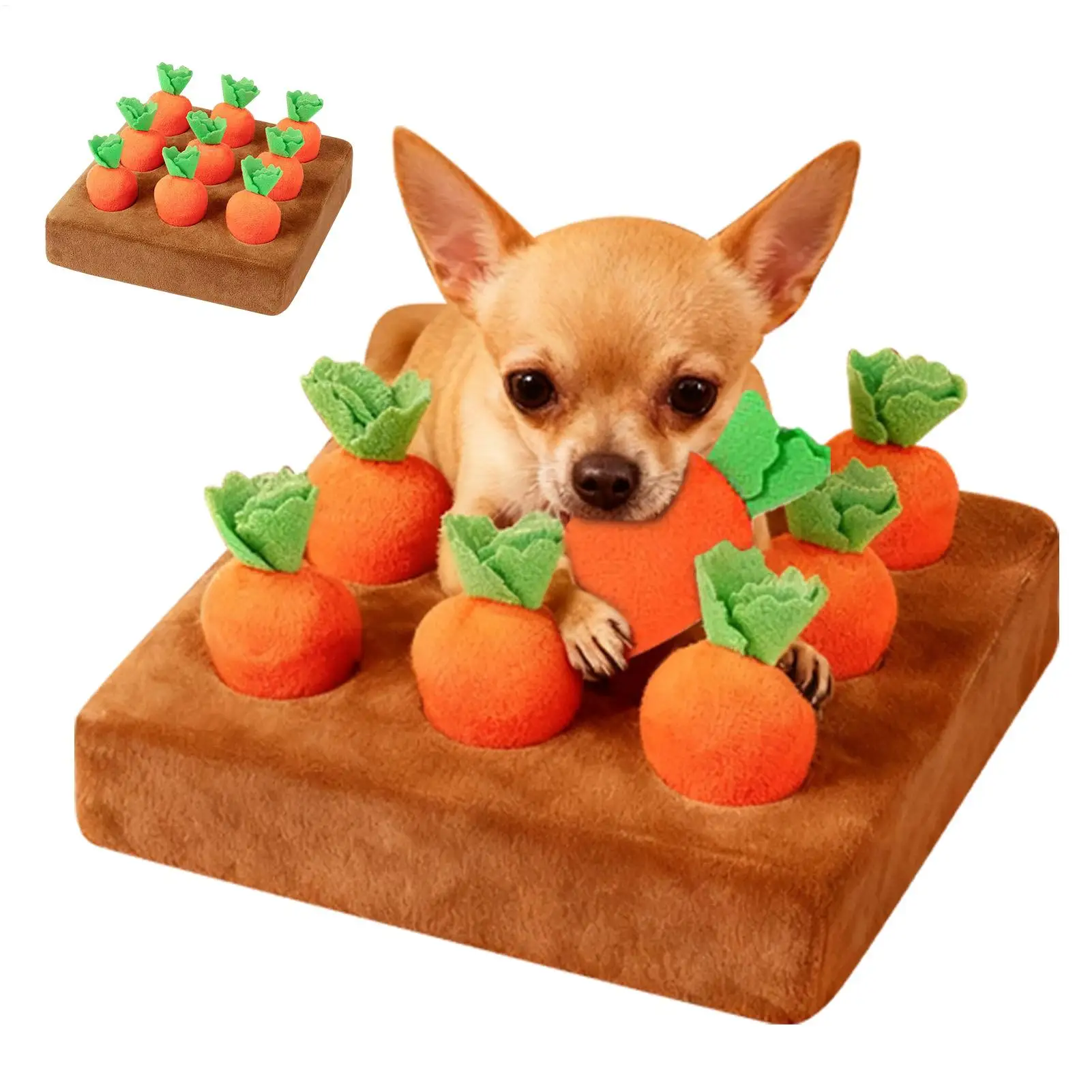 New Snuffle Mat for Dogs Enrichment Interactive Toys Pet Carrot Puzzle Toy Dog Activity 1005010427593072