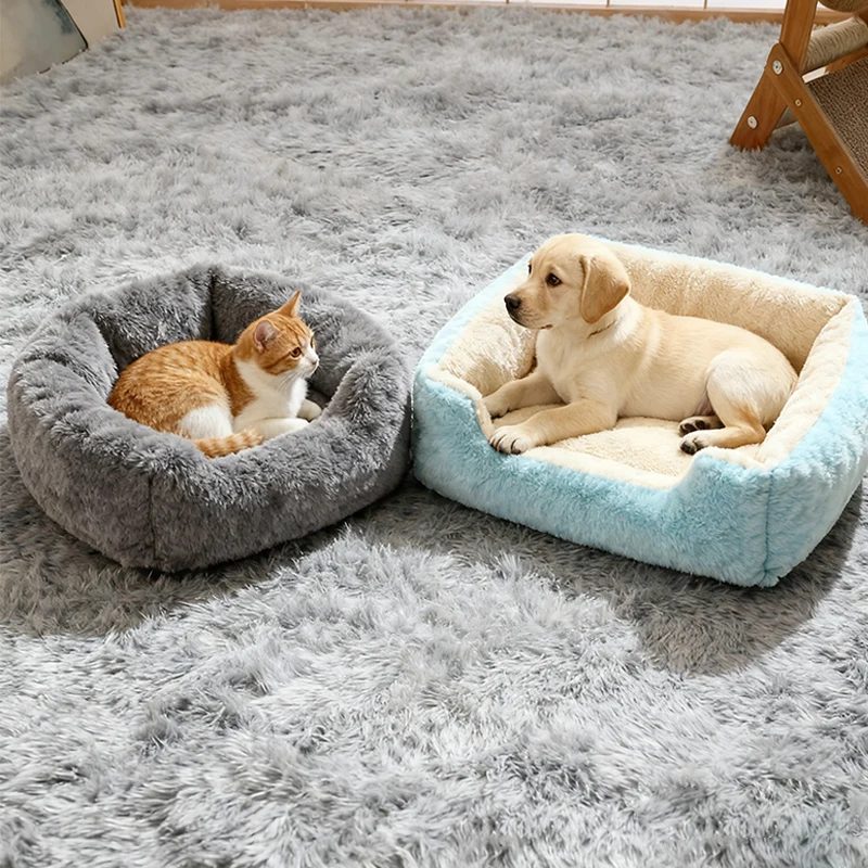 Bed for Cat Pet Products Cushions Kitten Good Comfortable Dog House Supplies Things Accessory 1005010440868793