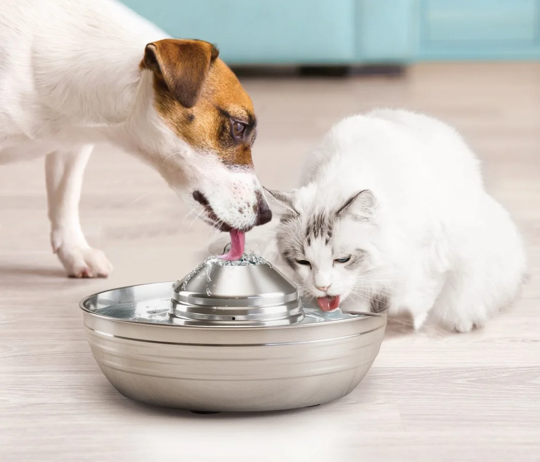 2LCat Water Fountain Automatic Drinker for Cats Water Feeder Pet Cat Dog Ultra-Quiet Automatic 1005010441551575