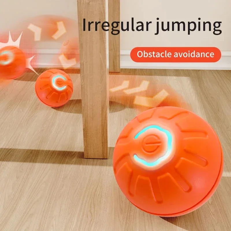 Smart Dog Toy Ball Electronic Interactive Pet Toy Moving Ball USB Automatic Moving Bouncing 1005010442987192
