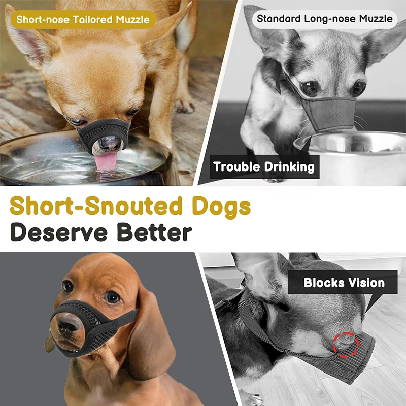 Breathable Mesh Dog Muzzle (1Pcs) 1005010445203025