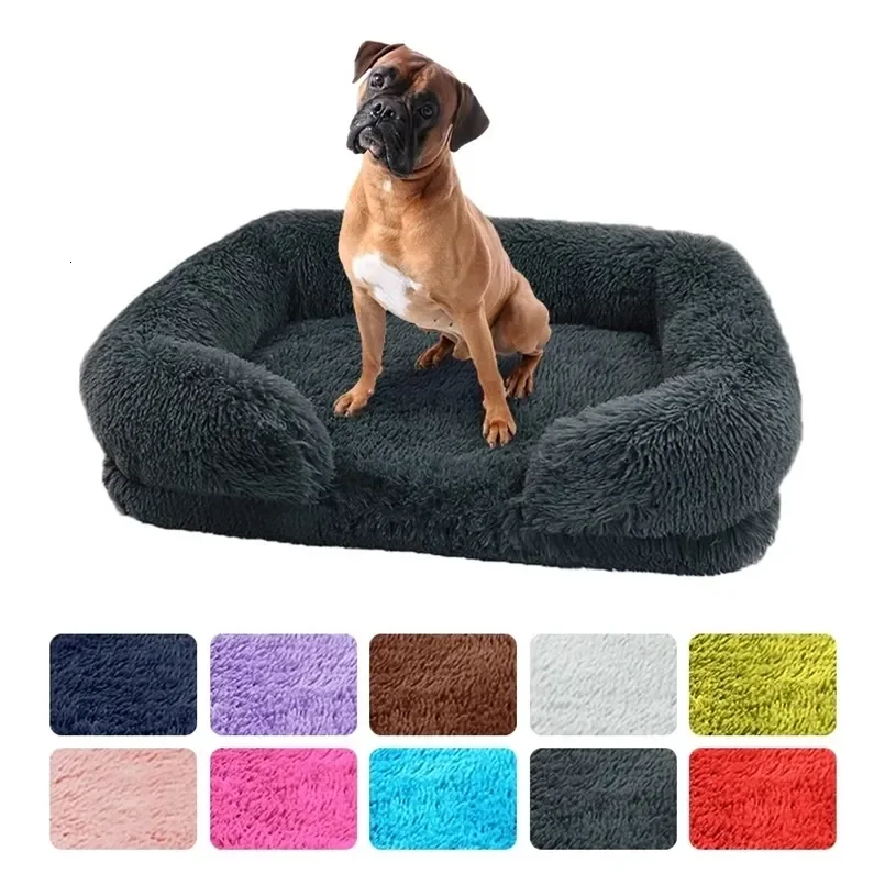 Large Dog Bed Dog Plush Pet Bed Winter Thickened Pad Dog Sleeping Bed Sofa Removable Small 1005010450364855