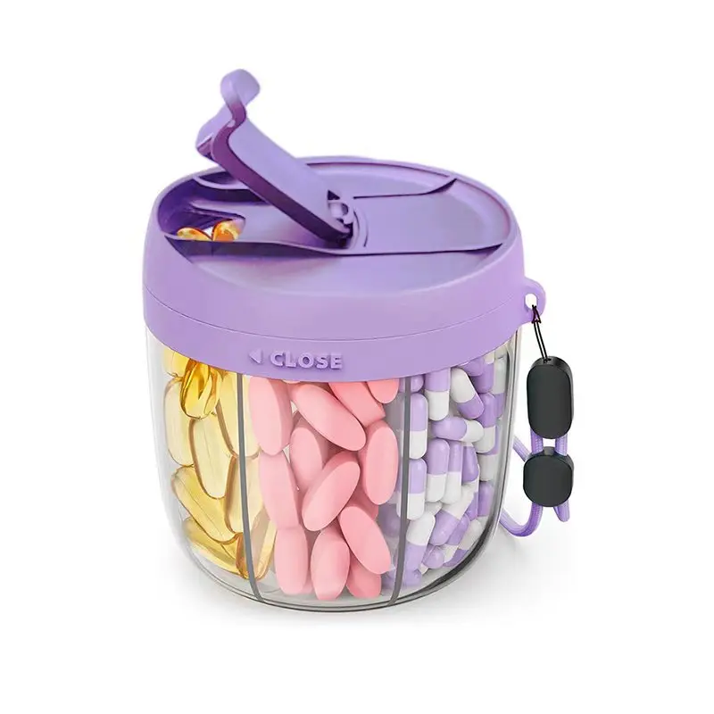 Portable 7-Compartment Vitamin Supplement Storage Box Energy Boost Capsule Organizer 1005010451547045