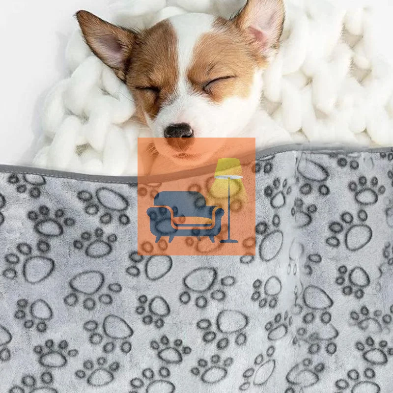 Ultra Soft Fluffy Pet Blanket Cute Cartoon Pattern Pet Mat Warm and Comfortable 1005010452514511