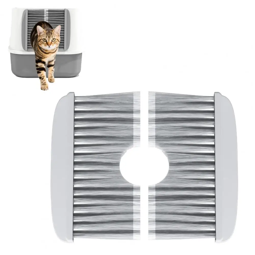 Cat Hair Removal Tool Litter Box Hair Brush Floating Cat Door Brush Universal Pet for Removing 1005010455127866