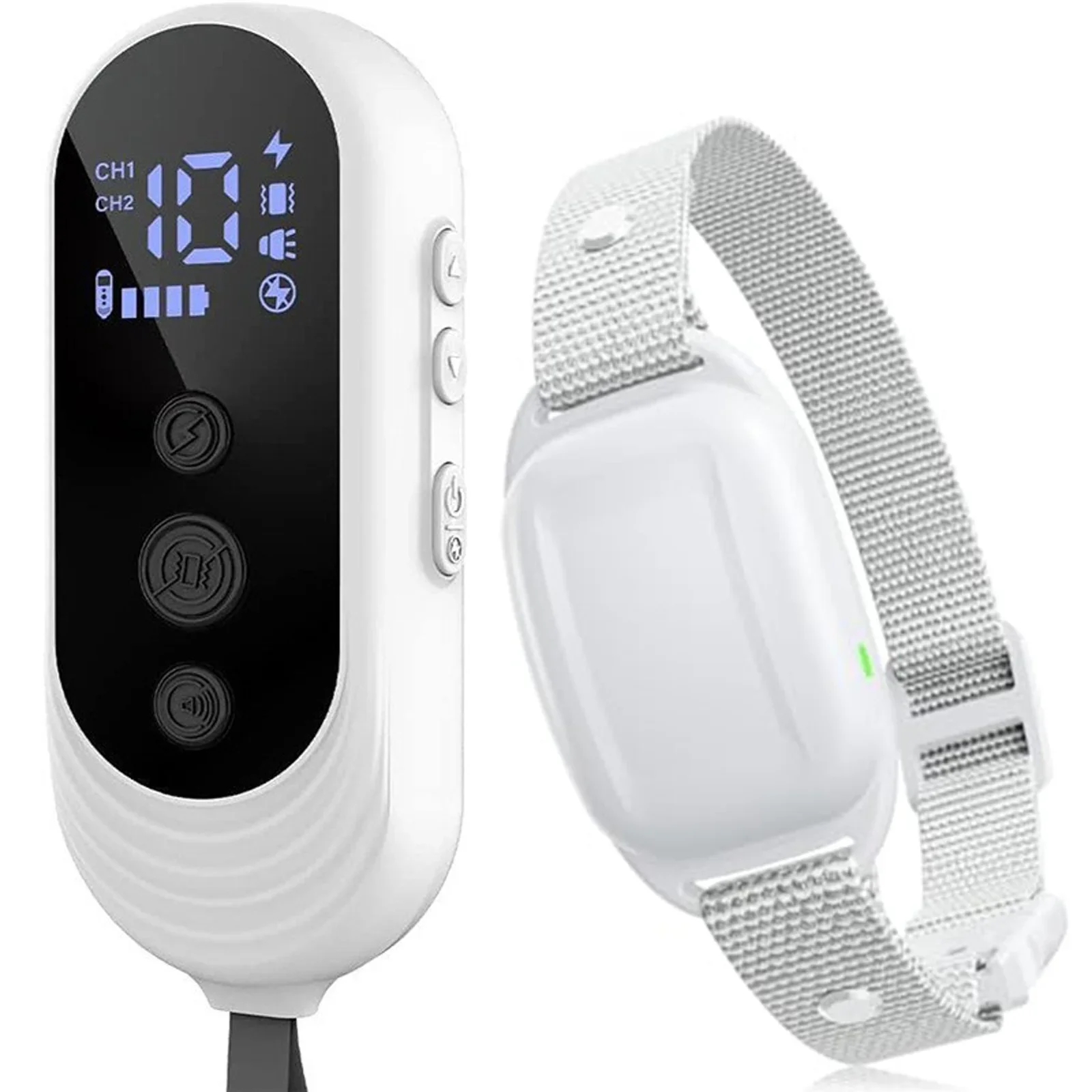 Dog Training Collar with Remote 1000ft IP67 Waterproof Rechargeable Beep Vibration Safe Shock 1005010457904352