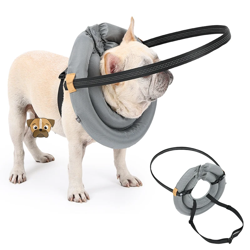 Blind Dog Collar Pet Safety Harness Adjustable Reflective Guiding Device Collar Anti Collision 1005010470755000