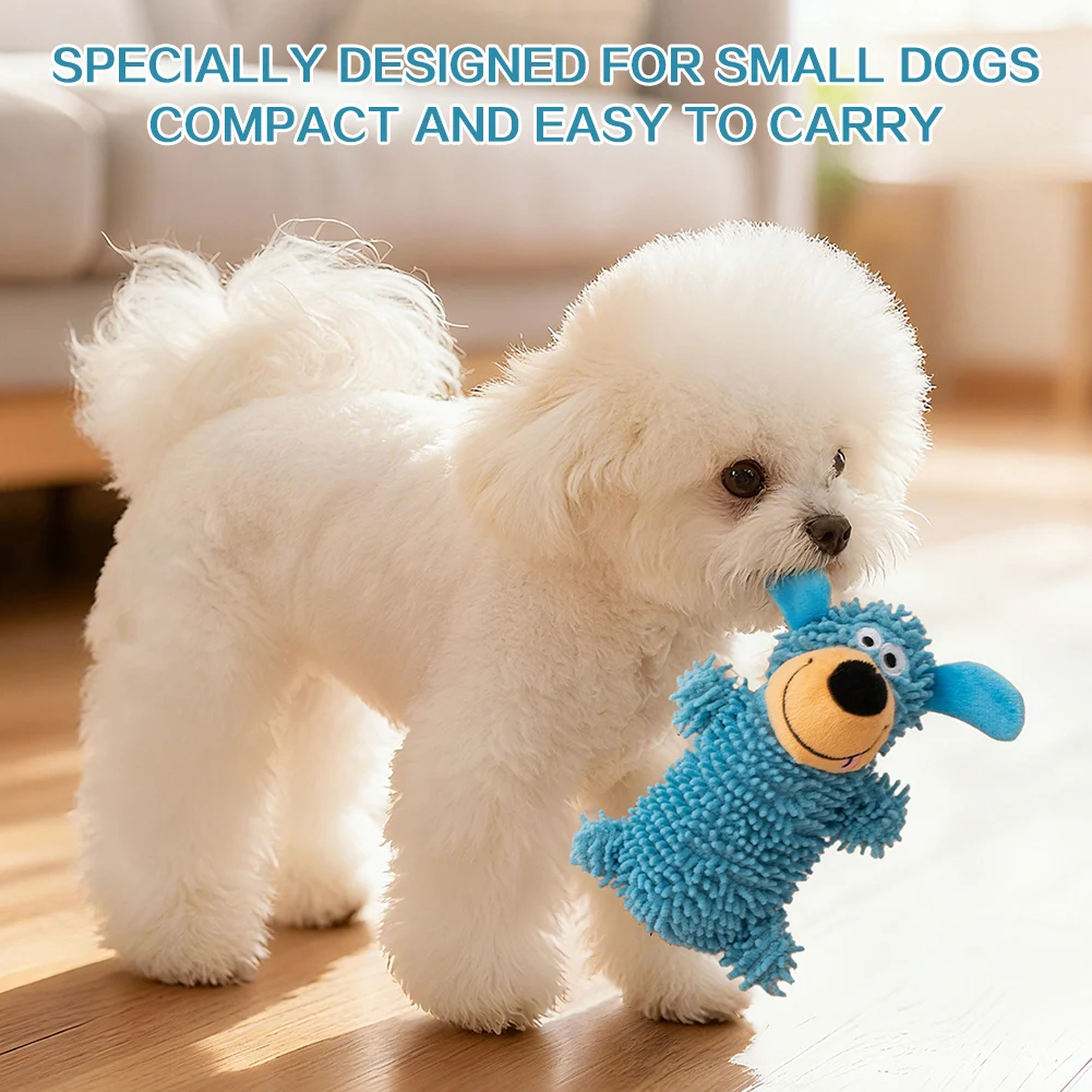 Mop Dog Toy Built-In Squeaker Keeps Dogs Entertained for Hours. Puppy Training and Behavioral Aid 1005010473007576
