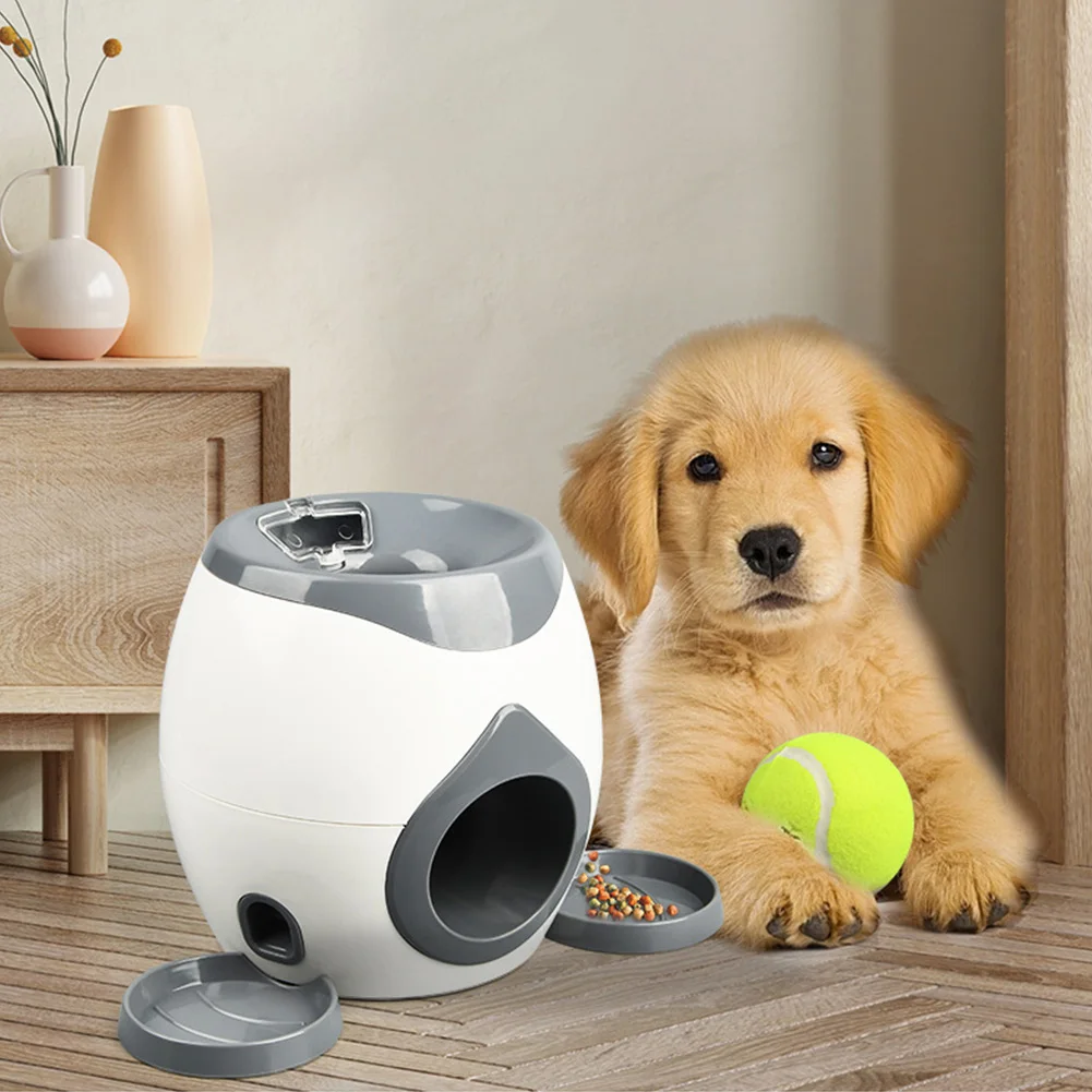 Automatic Dog Ball Launcher Dog Tennis Food Reward Machine Interactive Thrower 1005010491690584