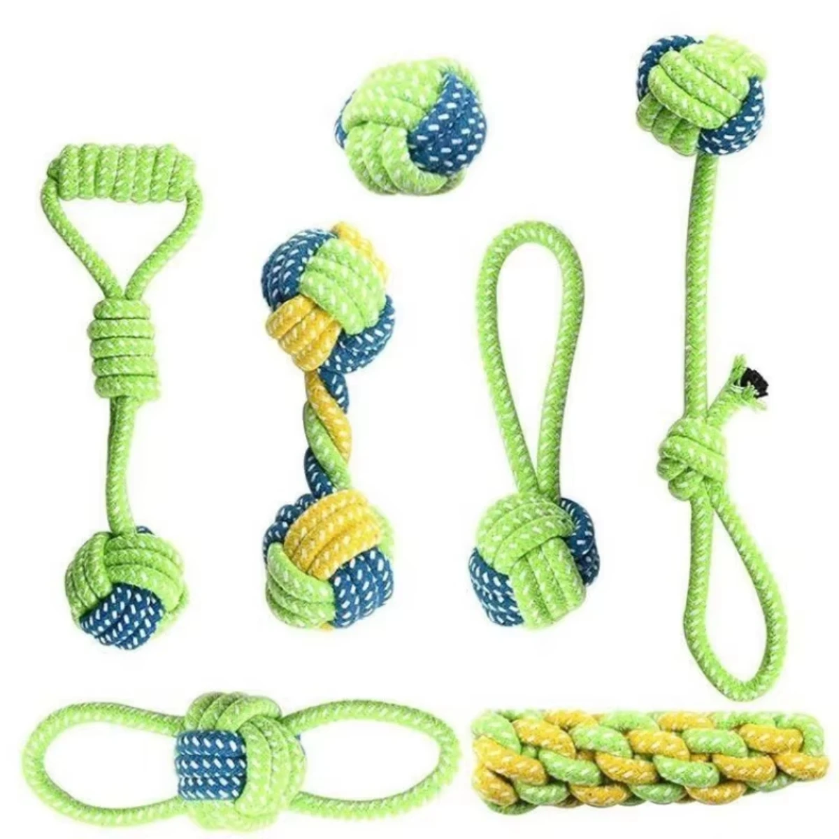 Pet Dog Toys for Large Small Dogs Toy Interactive Cotton Rope Mini Ball for Dogs 1005010520259566