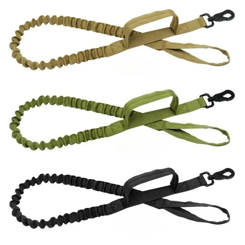 Tactical Military Dog Collar Leash Adjustable Nylon for Medium Large Dogs Heavy Duty with Shock 1005010527900440