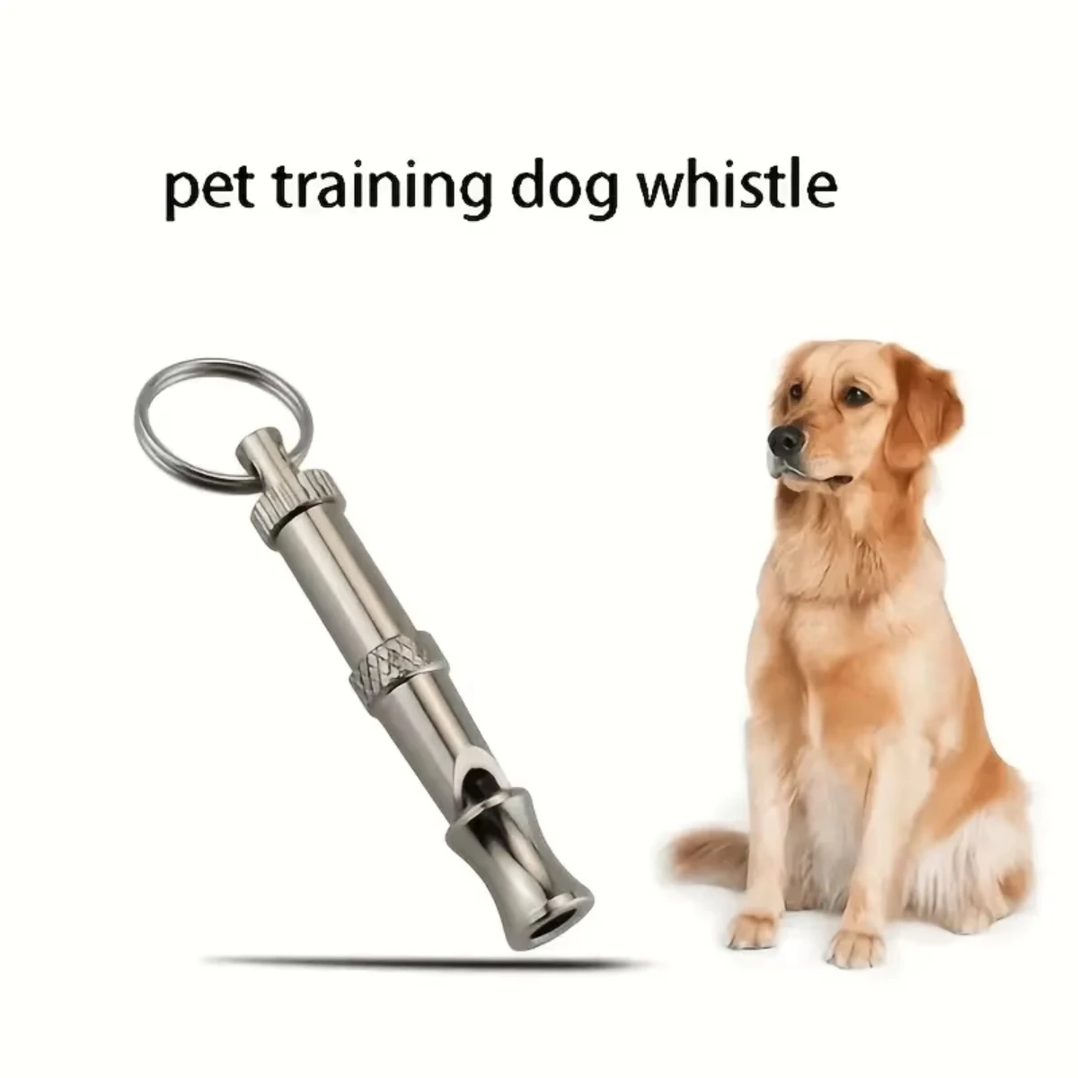 Dog Whistle to Stop Barking, Adjustable Sound Pitch Dog Whistle with Keychain (2Pcs) 1005010530487676