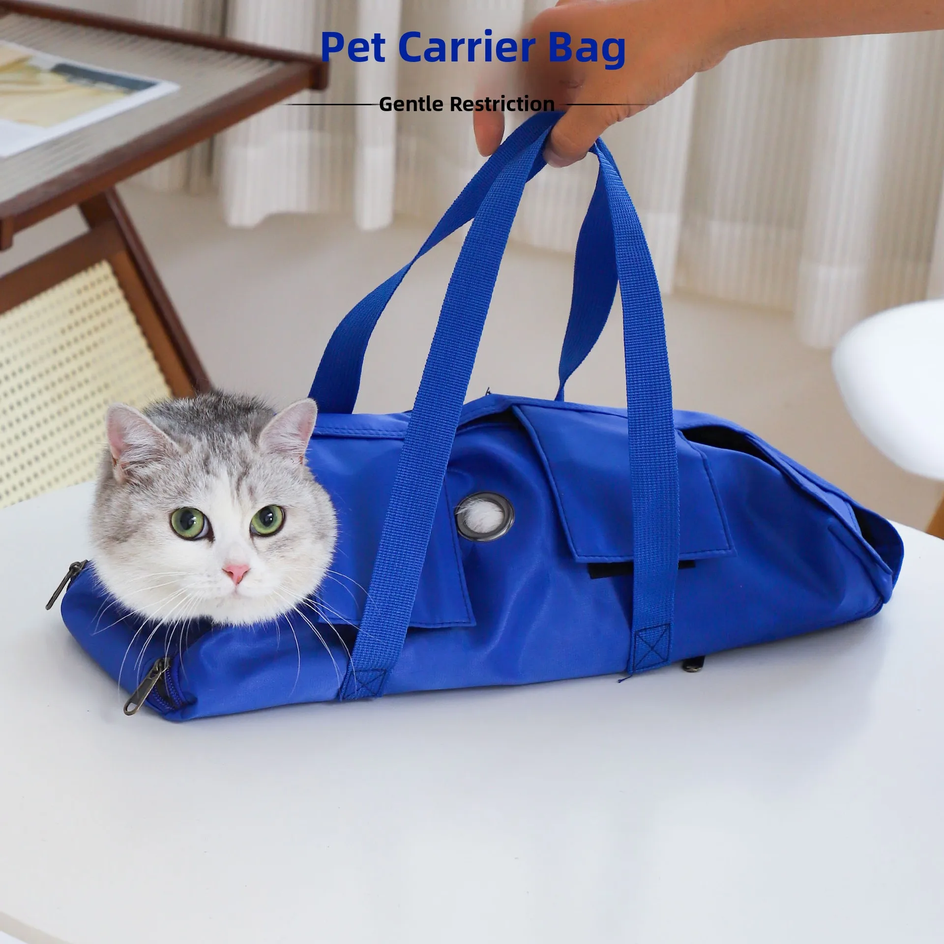 Cat Bathing Bag Pet Supplies Fixed Cat Carrier Polyester Material Medium Softness Suitable for Up 1005010532459361