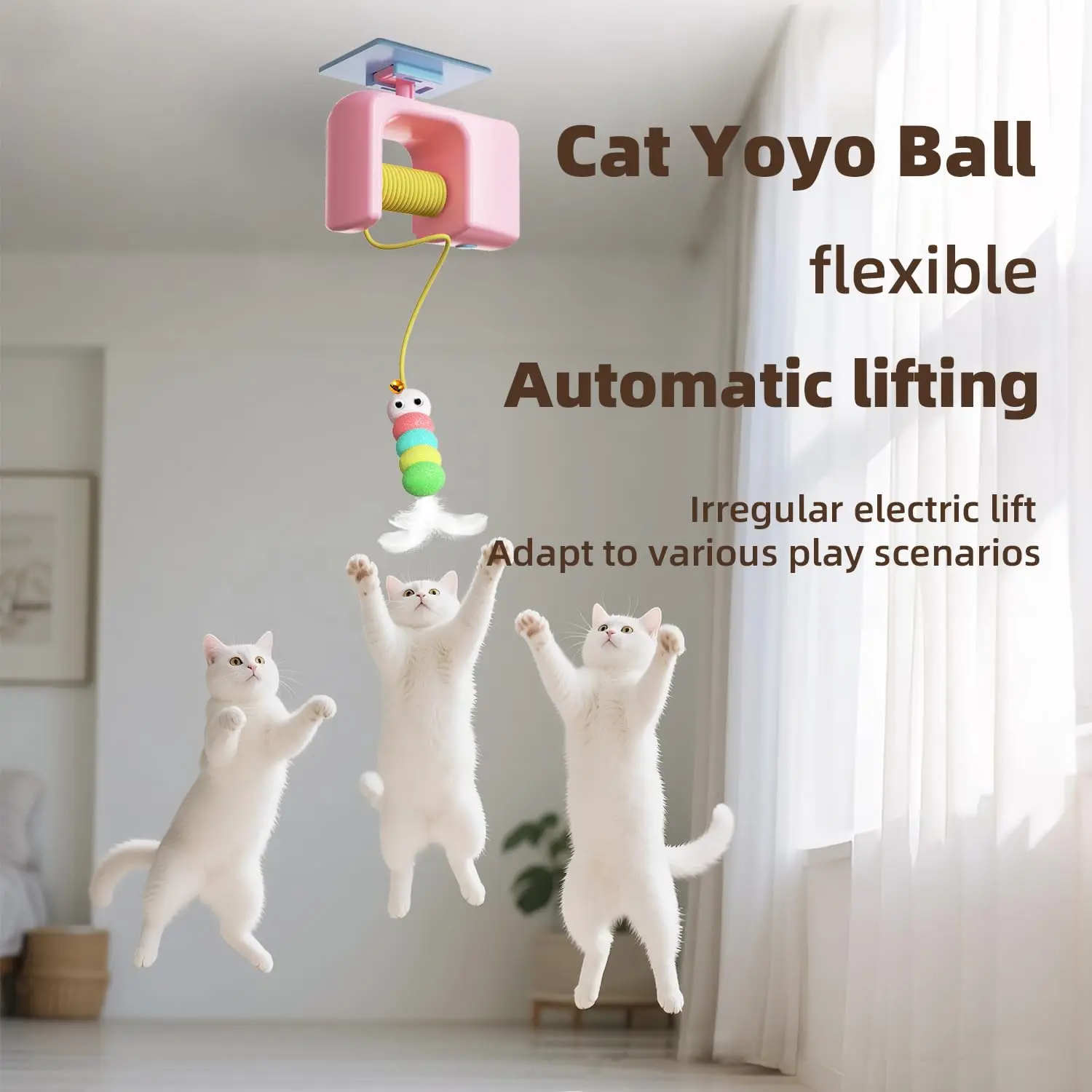 The New Type of Cat Electric Smart Hanging Door Toy Is a Self-Entertainment Entertaining 1005010535780260