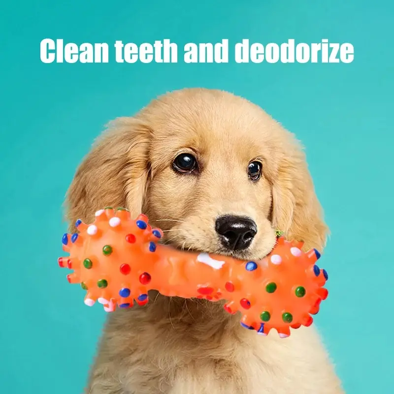 Dog Chew Toy Natural Rubber Safety and Environmental Protection Flexible Bite Resistance Clean (1PC) 1005010538133318