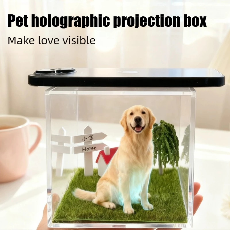 Pet Holographic Digital House, Pet Commemorative Ornament 1005010539141810