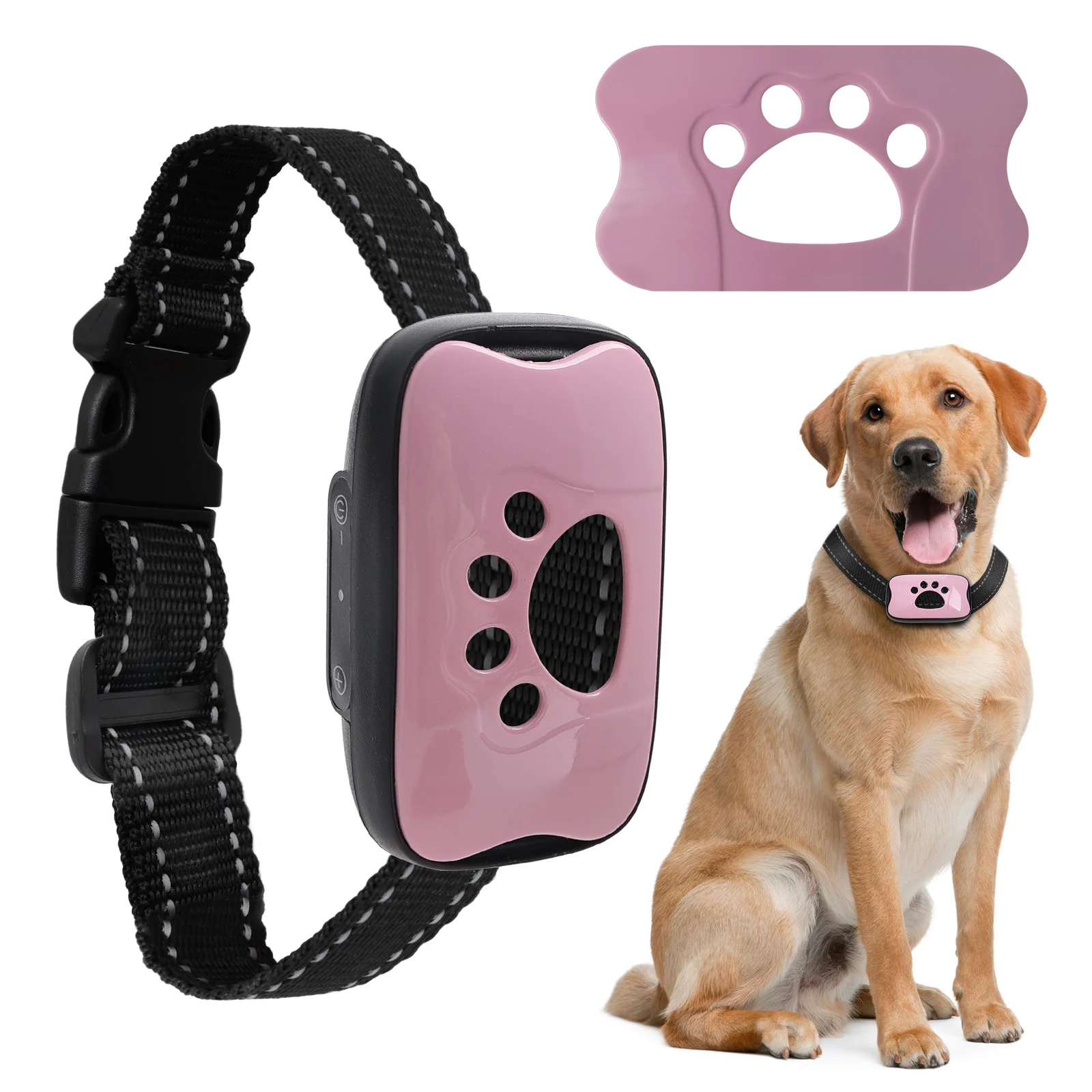 New Anti Barking Device Pet Dog USB Rechargeable Dogs Training Collar Ultrasonic Stop Vibration 1005010541025965