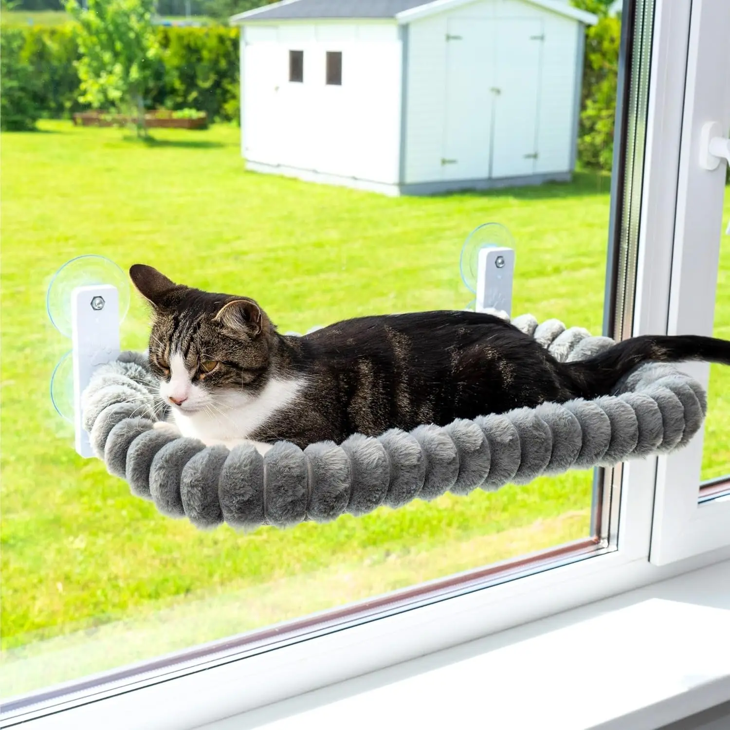 Winter Cat Hammock Window Habitat Sunbathing Glass Hanging Suction Cup Balcony Pet Nest Foldable 1005010543098081