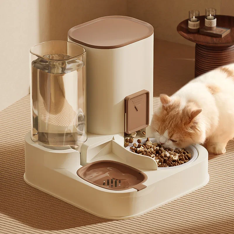 P All-In-One Food and Water Feeding Machine Feeding Dispenser Exquisite Cat Dog Bowl Drinking 1005010565710460