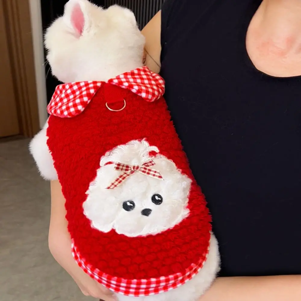Waistcoat Style Windproof Winter Dog Clothes Comfortable Cartoon Pattern Vest Warm Thick Jacket 1005010574663459