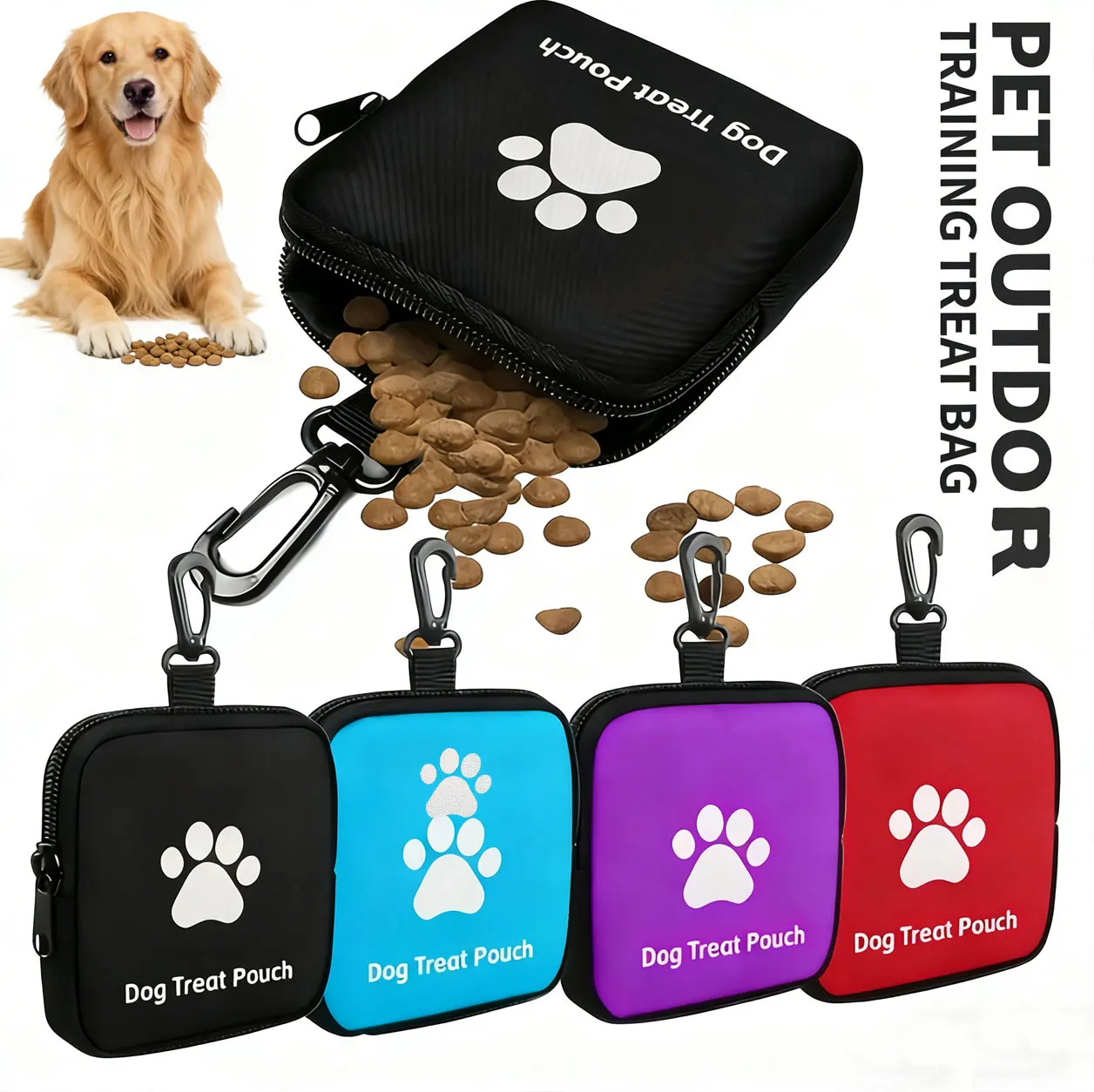 Portable Dog Snack Bag Pet Frees the Owner's Hands for Outdoor Walks Suitable For (1 Pc) 1005010577887351