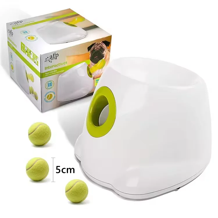 P1 AFP Interactive Automatic Dog Ball Launcher 5cm Tennis Fetch Training Pet Auto Throwing Toy 1005010578316476