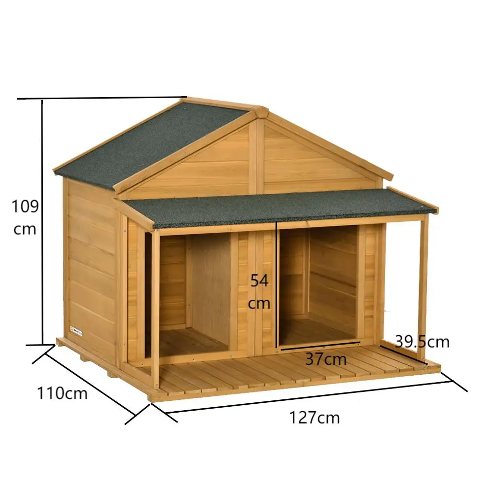 Large Insulated Dog House Outdoor Dog Kennel Insulated Large Xl Outdoor with Divider 1005010580086100