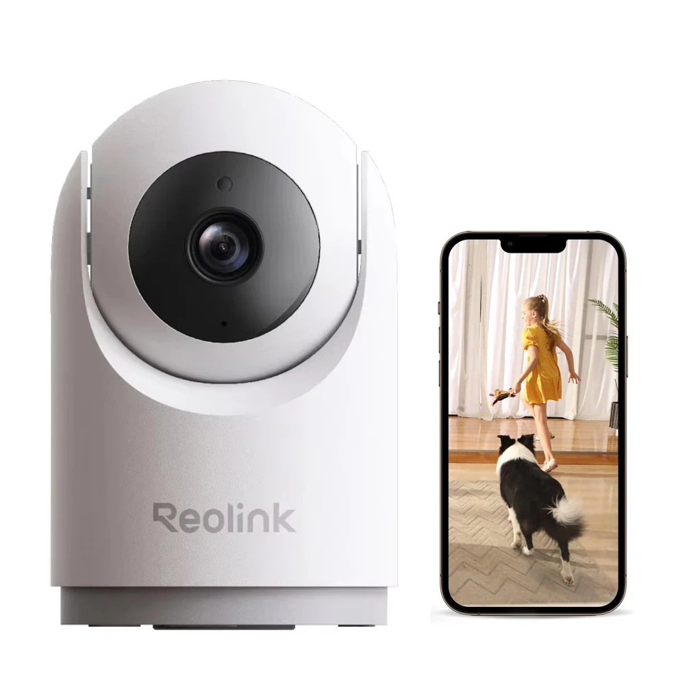 REOLINK 2K Indoor Security Camera PT Baby/Pet Monitor 2.4G Wifi 360° Auto Tracking 2-Way Talk 1005010616851791