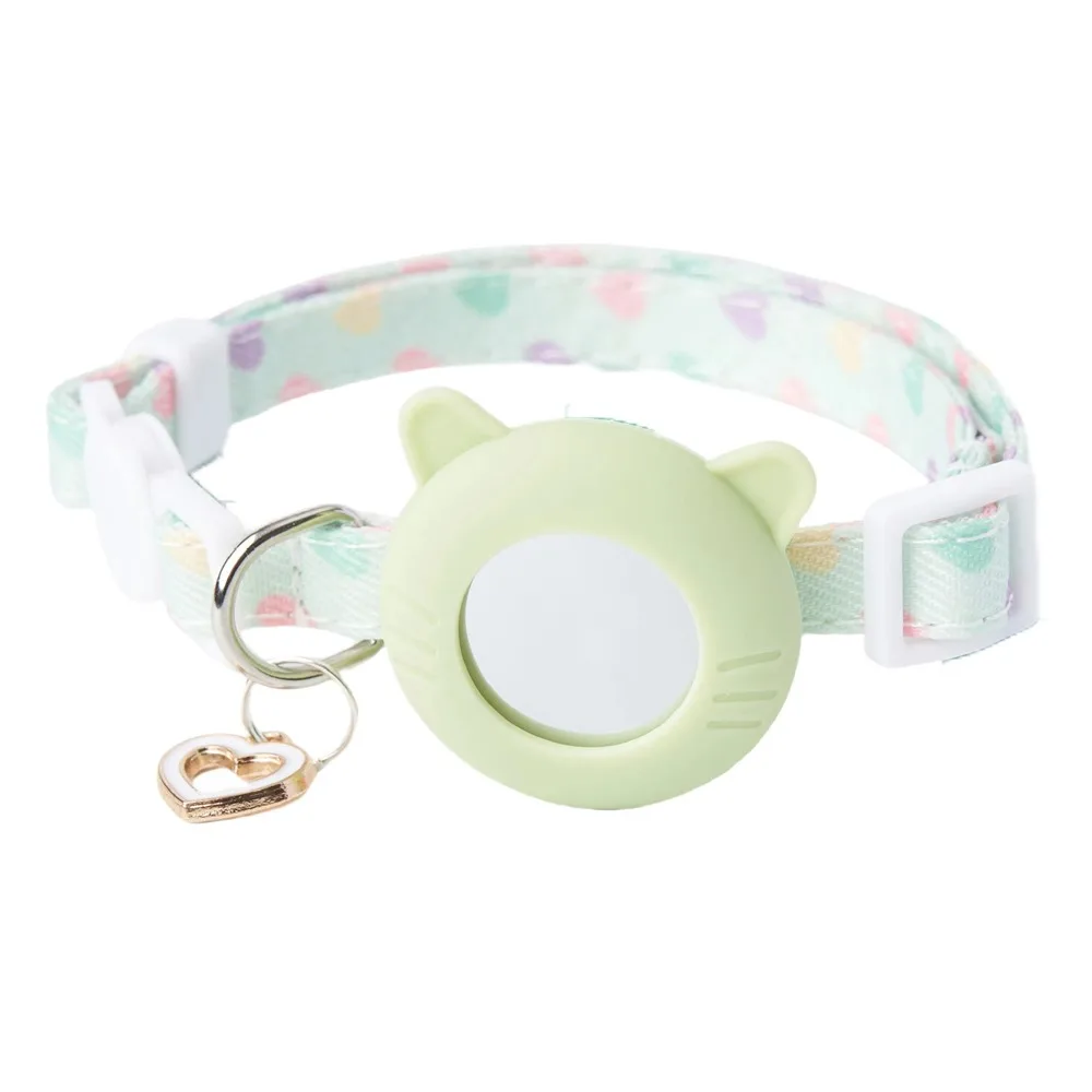 Adjustable Cat Tracker Collar for Airtag Holder Safety Buckle Silicone Protective Case Anti-Lost 1005010624793427