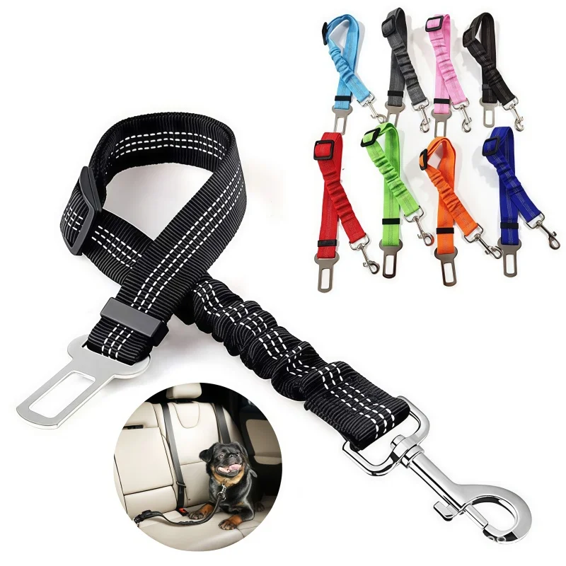 Dog Specific Car Seat Belt. Reflective Webbing for Vehicles. Elastic Stretch Rope. Suitable 1005010625069886