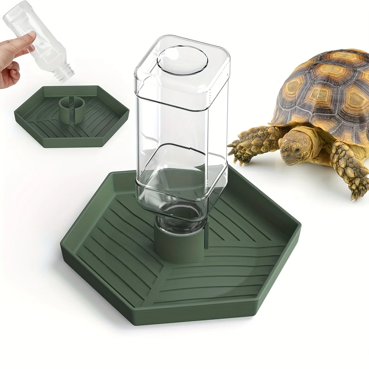 Pet Automatic Feeders Waterer for Small Repitiles Lizards Gecko Chameleon Frog Snake Turtle (1pc) 1005010626586728